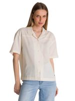Camisa Manga Corta Mujer Lightweight Camp Blanco CAT