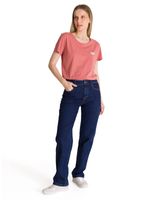 Polera Manga Corta Mujer Logo Terracota CAT