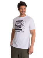 Polera Manga Corta Hombre Everyday Workwear Blanco CAT