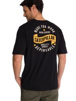 Polera Manga Corta Hombre Diseño MFW Negro CAT