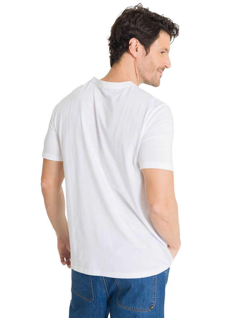 Polera Manga Corta Hombre Everyday Workwear Blanco CAT