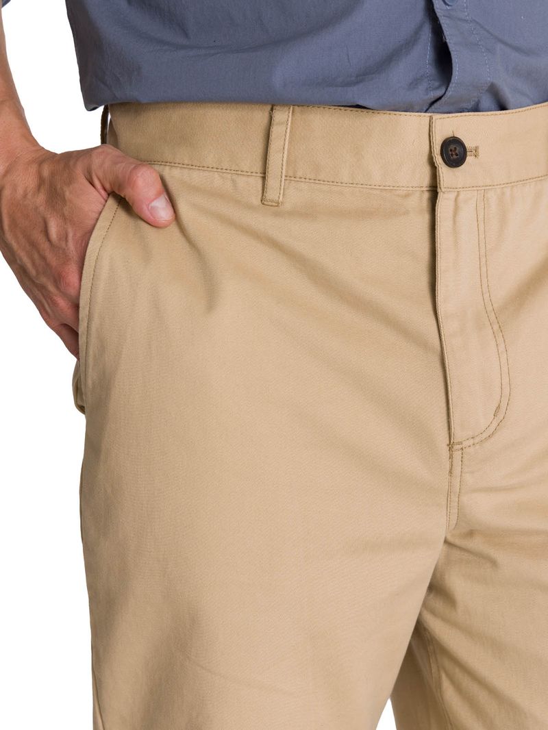 Pantalón Hombre Straight Chino Beige CAT