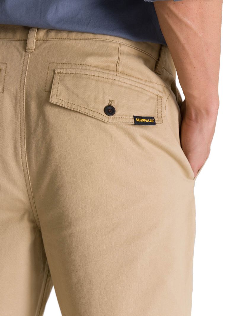 Pantalón Hombre Straight Chino Beige CAT