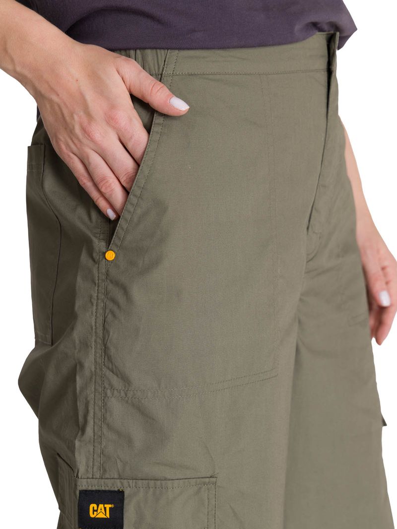 Pantalón Cargo Mujer Pull-On Oliva CAT