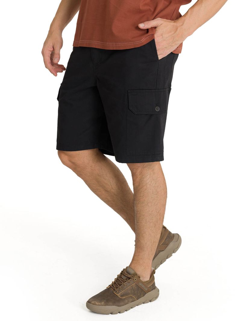 Short Hombre Cargo Negro CAT