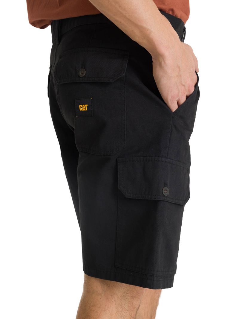 Short Hombre Cargo Negro CAT