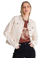 Chaqueta de Jeans Mujer Foundation Beige CAT