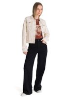Chaqueta de Jeans Mujer Foundation Beige CAT