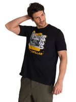 Polera Manga Corta Hombre Everyday Workwear Negro CAT