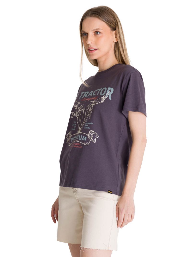 Polera-Manga-Corta-Mujer-Diseño-Gris-Oscuro-CAT