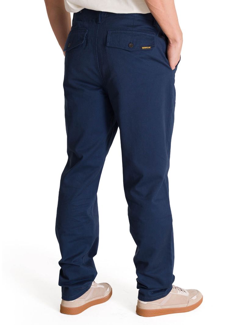 Pantalón Hombre Straight Chino Azul CAT