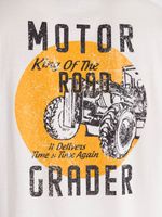 Polera Casual Hombre Heritage Motor Grader Beige CAT