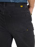 Jeans Stretch Hombre Denim Skinny Negro CAT