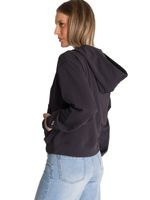 Polerón Crewneck Mujer Relaxed French Terry Negro CAT