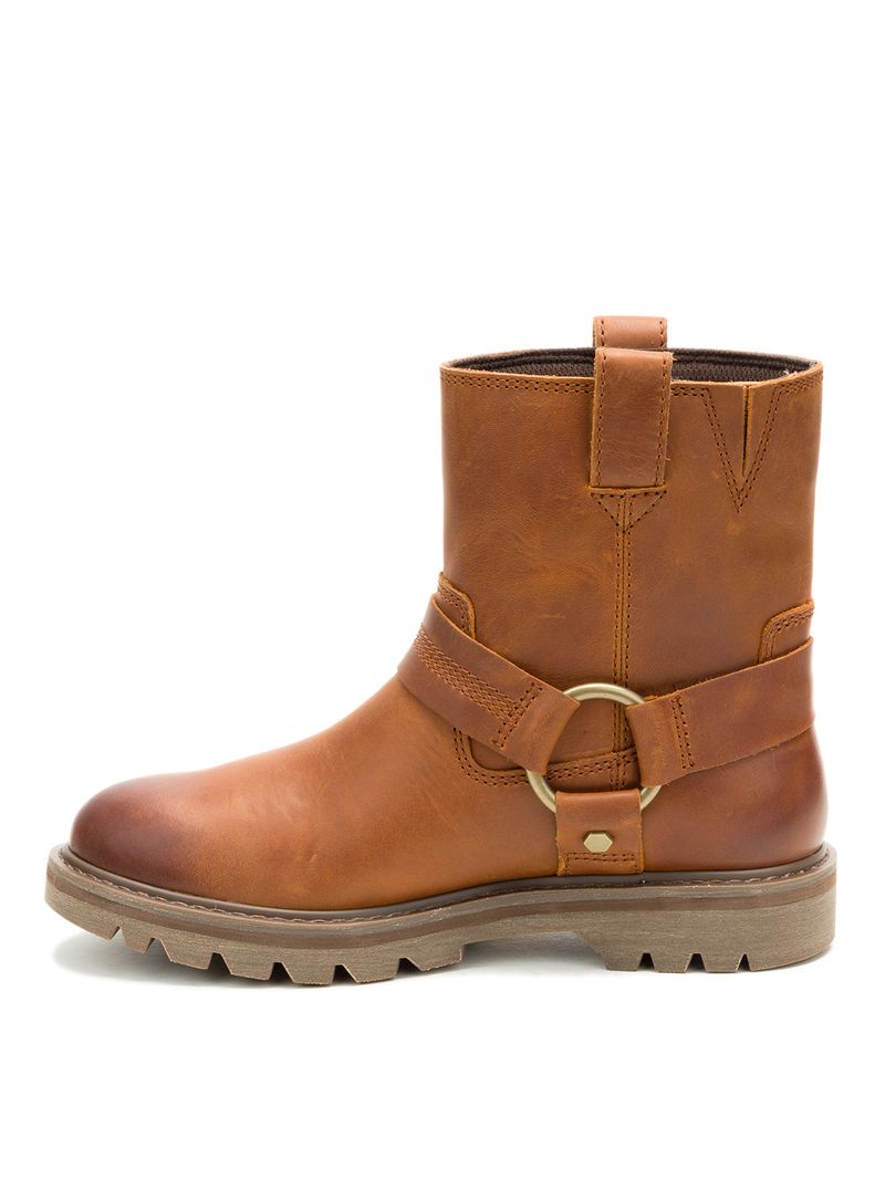 Bota de Cuero Mujer Grader Harness Café Cat