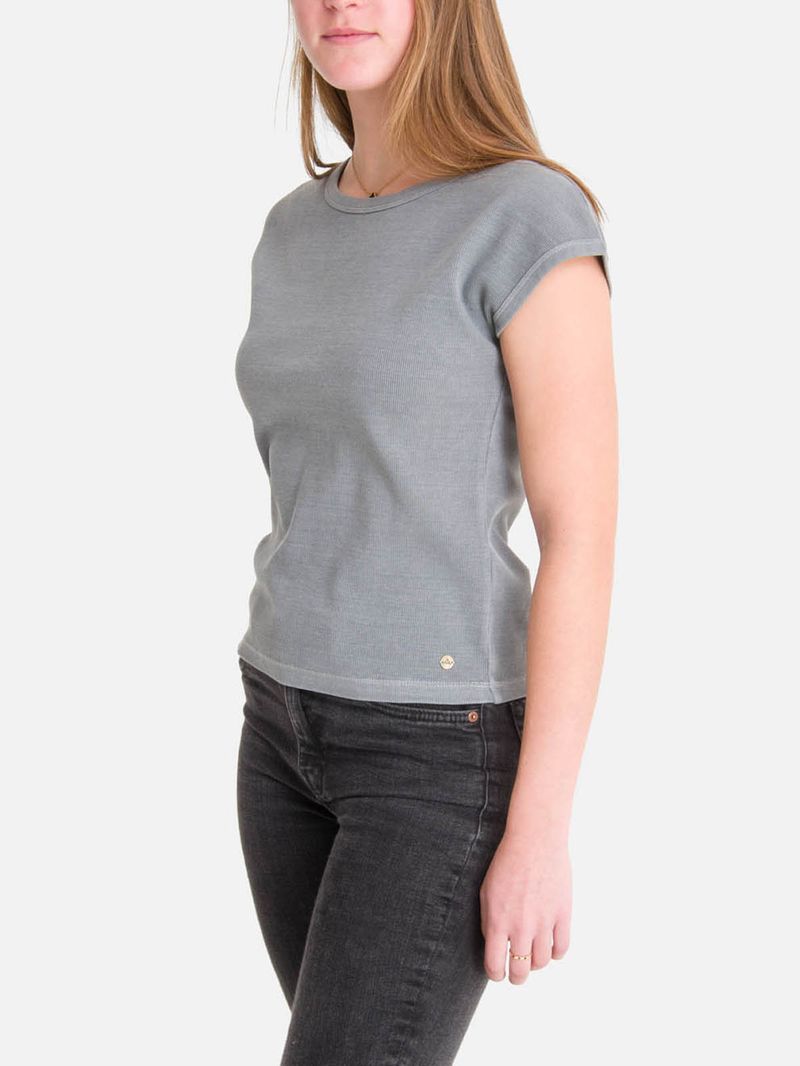 Polera m/c Mujer Essential Azul Burton