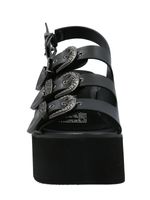 Sandalia Mujer Lola Negro Azaleia