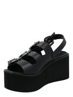 Sandalia Mujer Lola Negro Azaleia