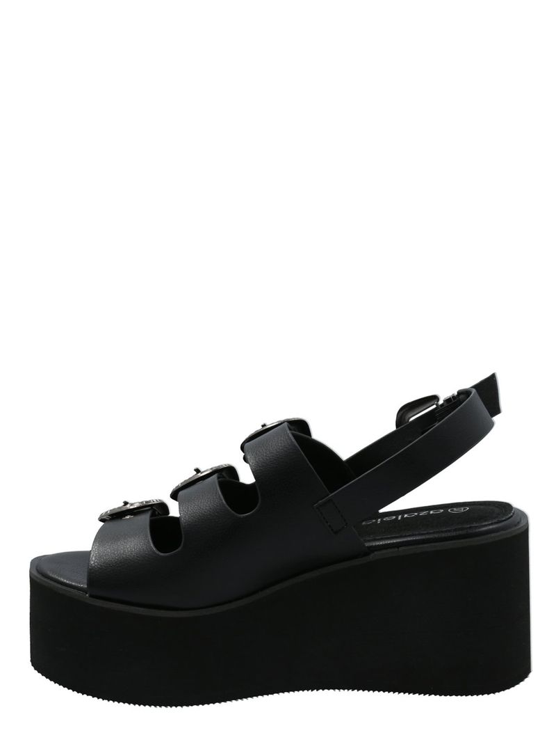 Sandalia Mujer Lola Negro Azaleia