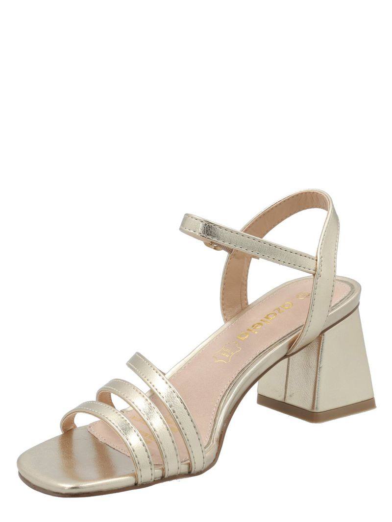 Sandalia Mujer Liron Dorado Azaleia