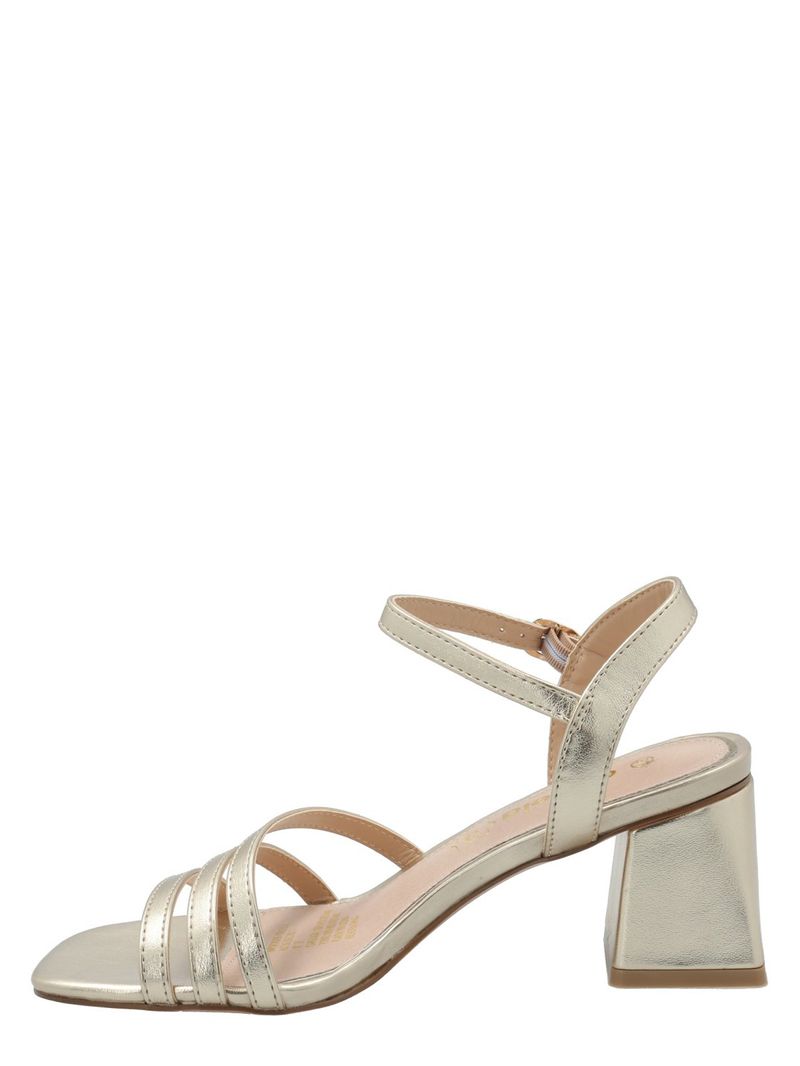 Sandalia Mujer Liron Dorado Azaleia