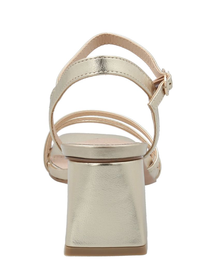 Sandalia Mujer Liron Dorado Azaleia