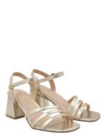 Sandalia Mujer Liron Dorado Azaleia