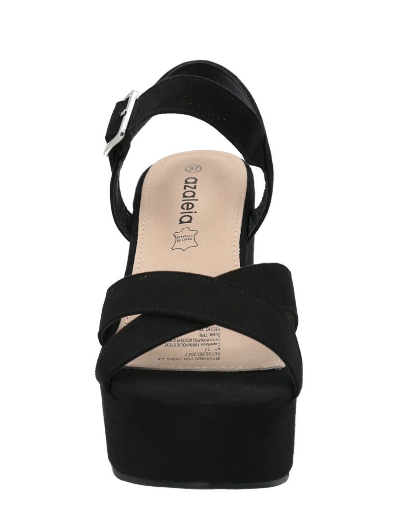 Sandalia Mujer Levana Negro Azaleia