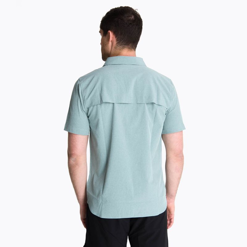 Camisa Manga Corta Hombre Akaroa Gris Claro Merrell