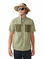 Camisa Manga Corta Hombre Trail Sender Verde Mountain Hardwear
