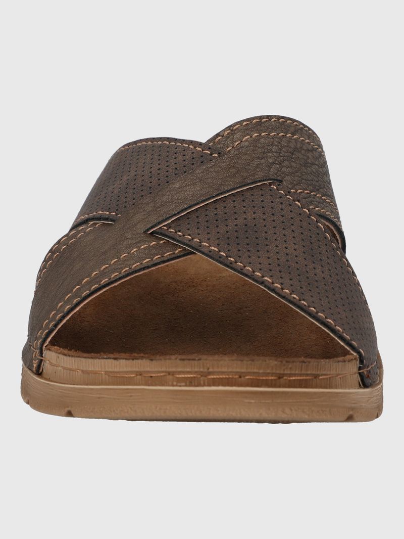Sandalia Zuru Hombre Café Hush Puppies