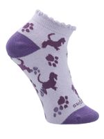 Calcetin Algodón Niña Ped St Doggy Morado Hush Puppies