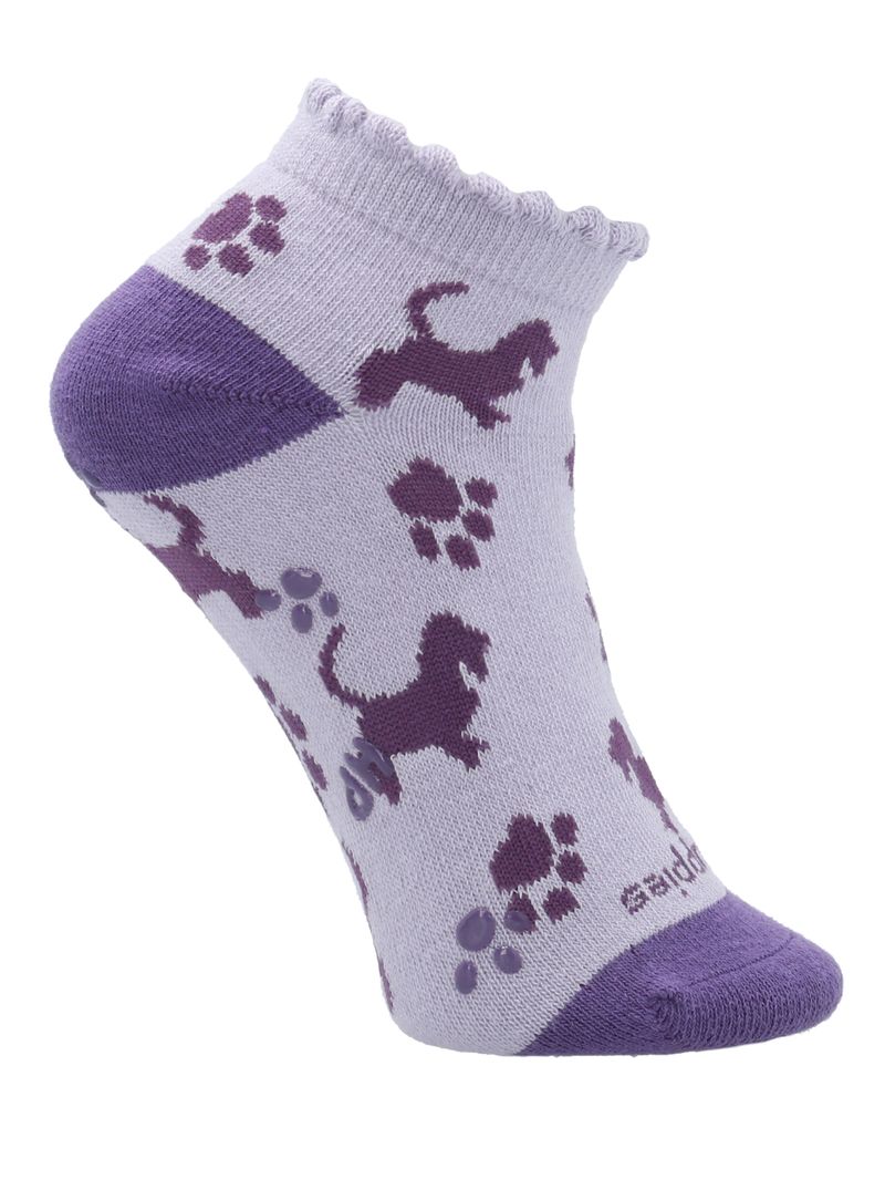 Calcetin Algodón Niña Ped St Doggy Morado Hush Puppies