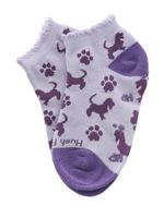 Calcetin Algodón Niña Ped St Doggy Morado Hush Puppies