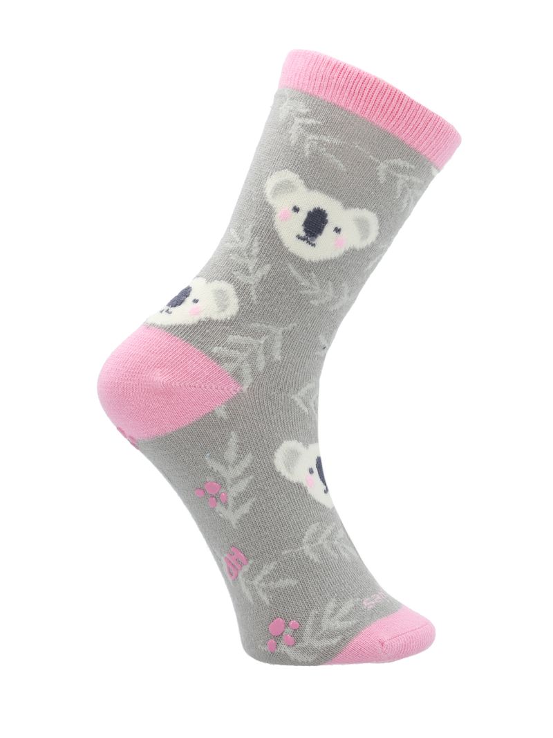 Calcetin Algodón Niña C Koala Gris Hush Puppies