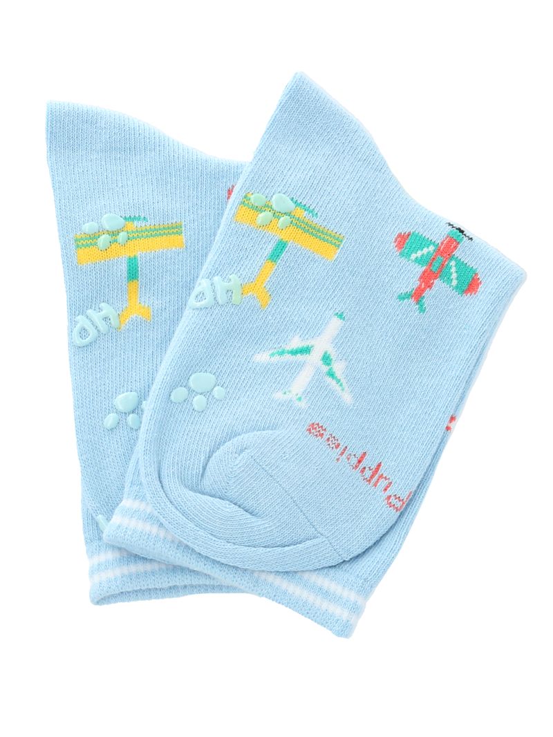 Calcetin Algodón Niño C Plains Celeste Hush Puppies