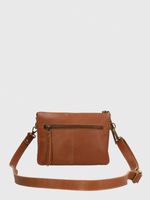 Cartera Cuero Mujer Dalton Cross Café Hush Puppies