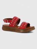 Sandalia Cerutti Mujer Merrada Roja Hush Puppies