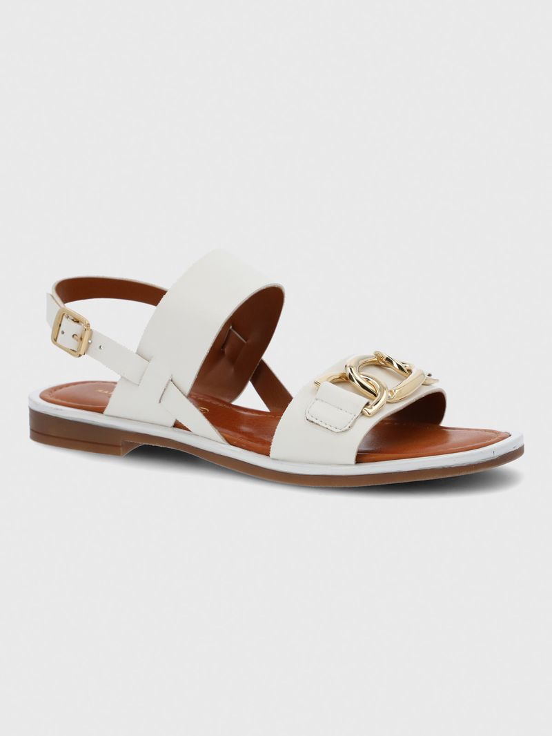 Sandalia Cerutti Mujer Midia Blanca Hush Puppies