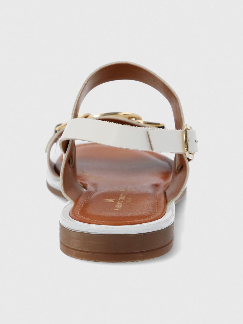 Sandalia Cerutti Mujer Midia Blanca Hush Puppies