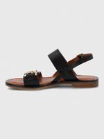 Sandalia Cerutti Mujer Midia Negra Hush Puppies