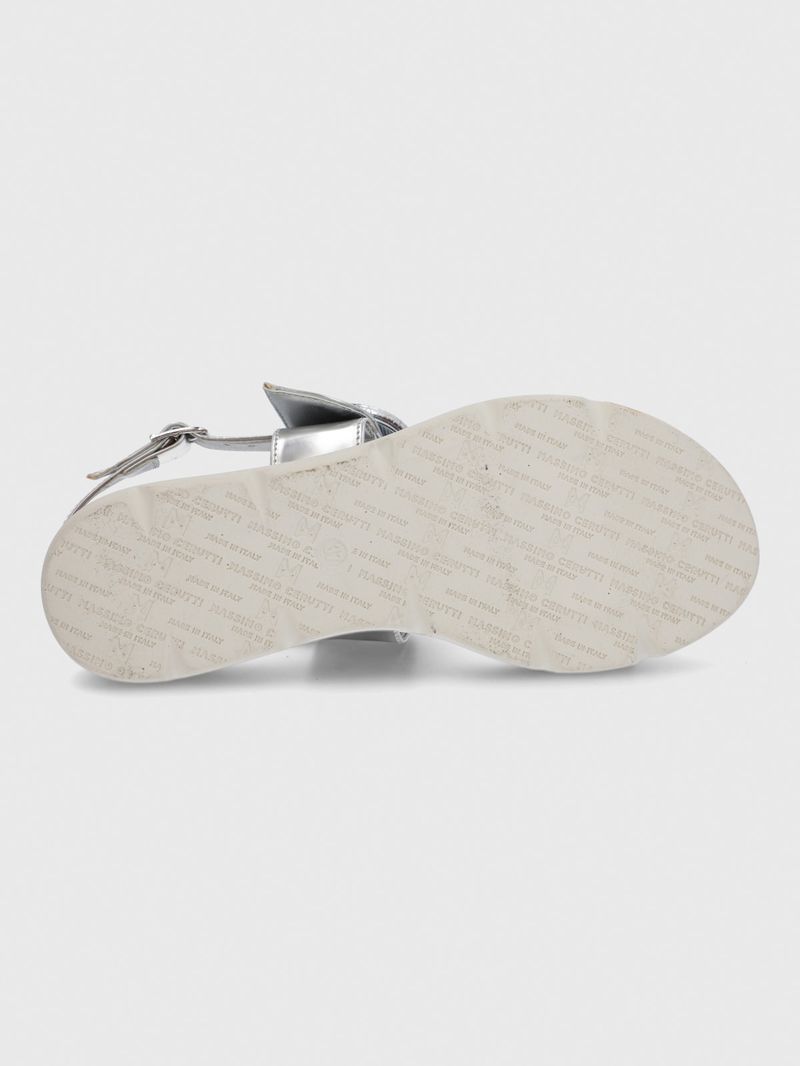 Sandalia Cerutti Mujer Dirillo Metalizada Hush Puppies