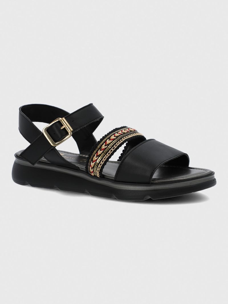 Sandalia Cerutti Mujer Sambucia Negra Hush Puppies