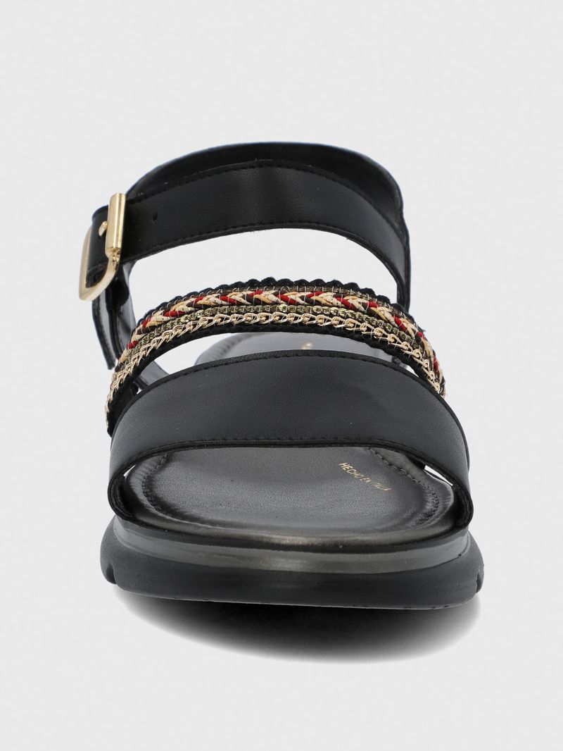 Sandalia Cerutti Mujer Sambucia Negra Hush Puppies