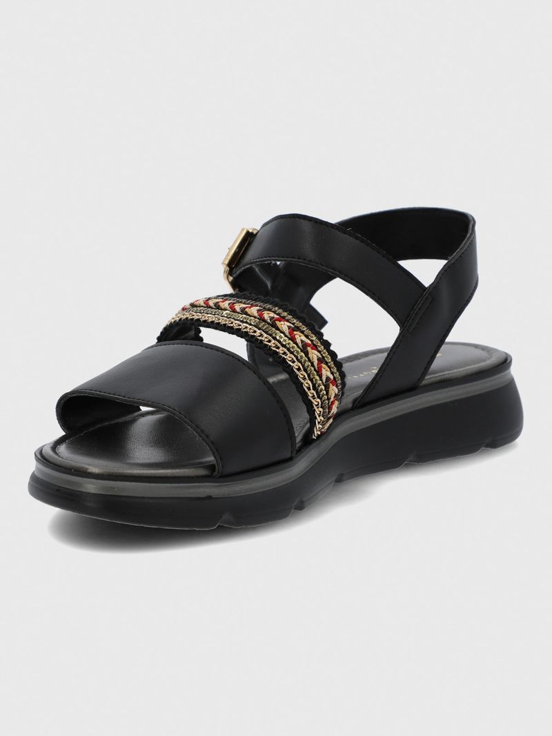 Sandalia Cerutti Mujer Sambucia Negra Hush Puppies