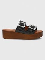 Sandalia Cerutti Mujer Mulini Negra Hush Puppies