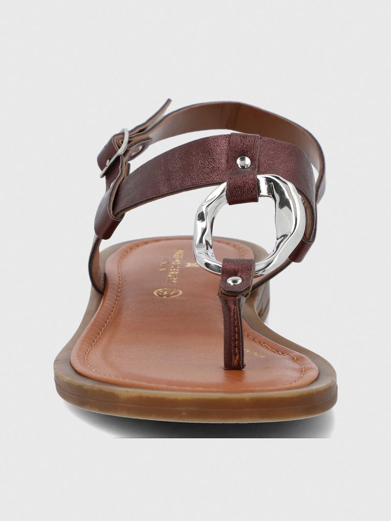 Sandalia Cerutti Mujer Pisani Roja Hush Puppies