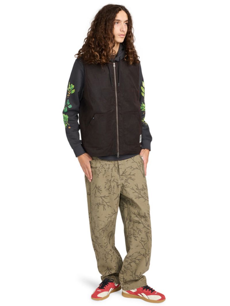 Chaqueta Sin Mangas Hombre Bigfoot waxed Café Element