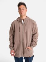 Polerón Hombre Full Zipper Baggy Beige Billabong