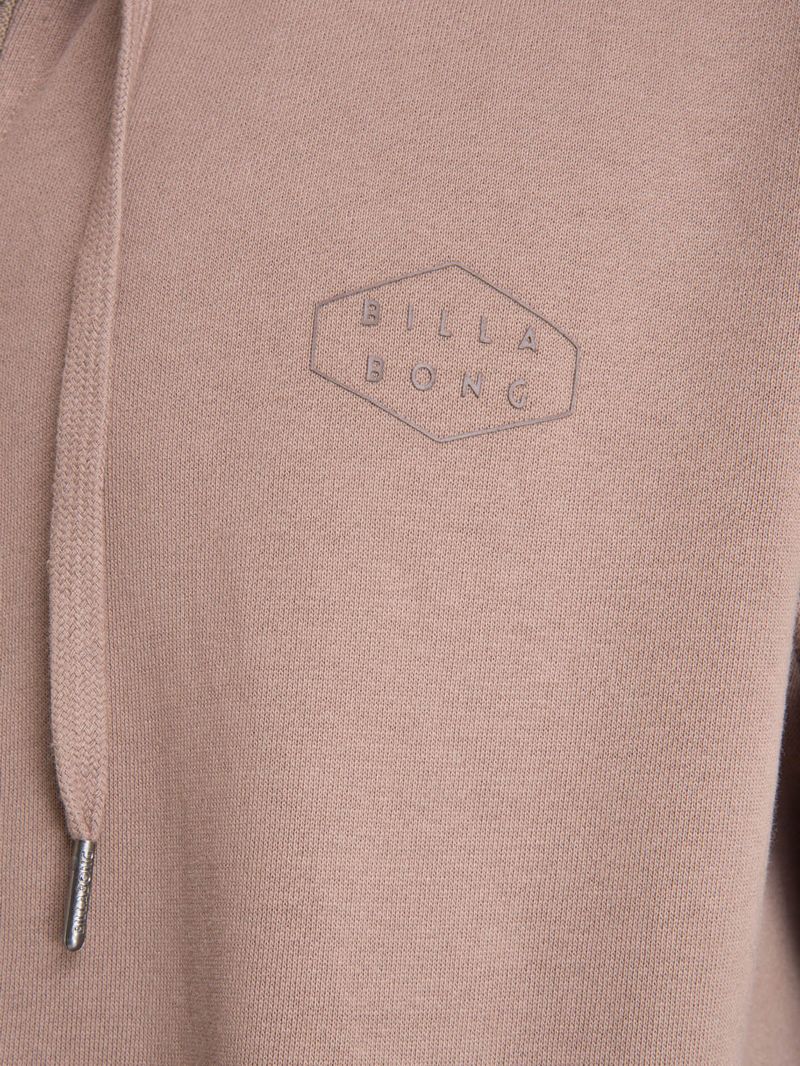 Polerón Hombre Full Zipper Baggy Beige Billabong